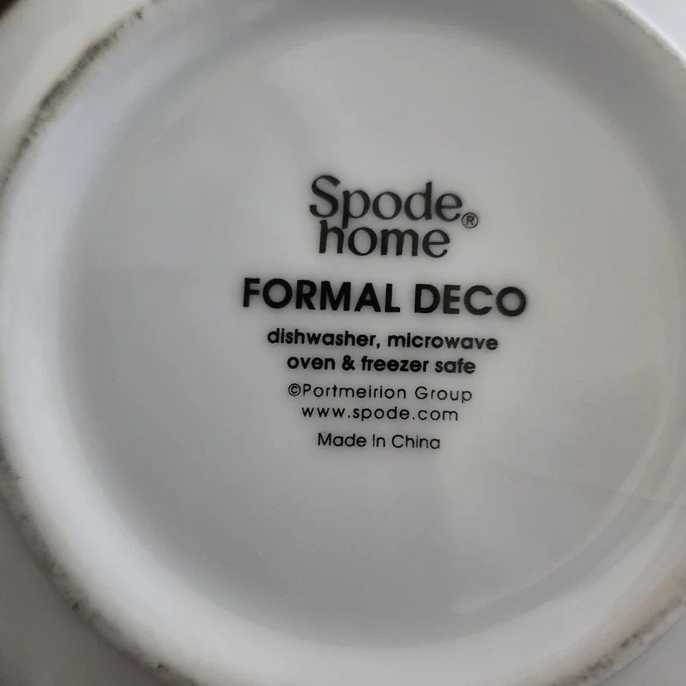 (4)‎ Spode Formal Deco 6